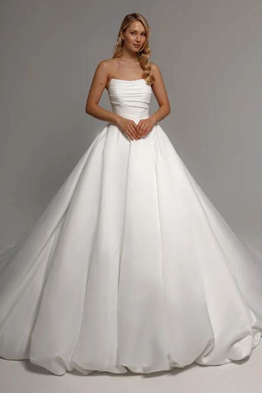 Sleeveless Dress 2 in 1 Sheath Wedding Dress Jelena with Detachable Sophia Skirt