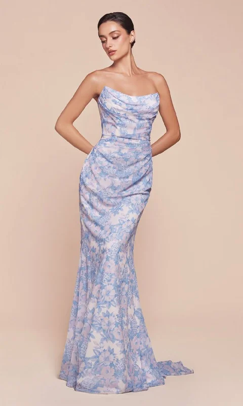 Regal Satin Gown Ladivine 7445