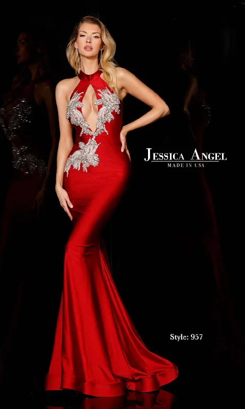 Gold Embroidered Dress Jessica Angel 957