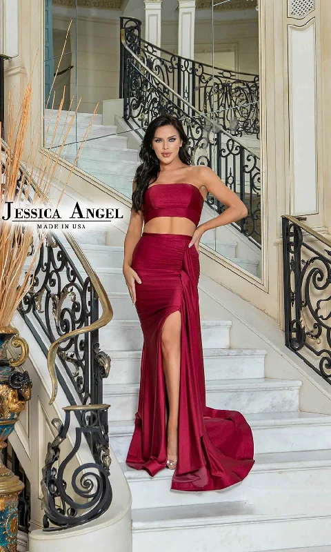 Feathered Gown Jessica Angel 828