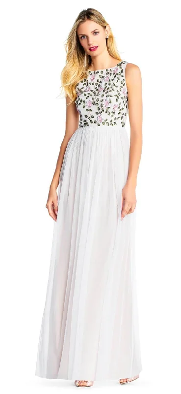 Tailored Wedding Dress Adrianna Papell AP1E203409 Adrianna Papel Long Formal Prom Dress Ivory Multi Tailored Wedding Dress Adrianna Papell AP1E203409 Adrianna Papel Long Formal Prom Dress Ivory Multi