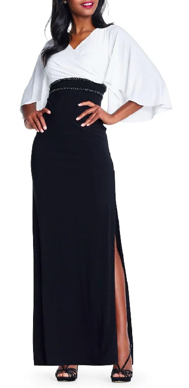 Satin Dress Adrianna Papell AP1E203560 Long Formal Jersey Dress