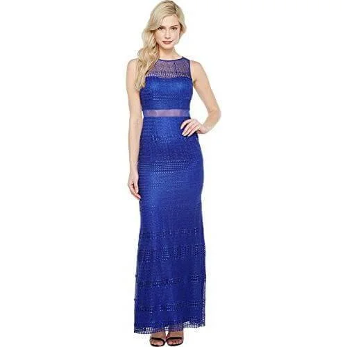 Empire Line Gown Adrianna Papell AP1E201424 Long Formal Sleeveless Party Dress