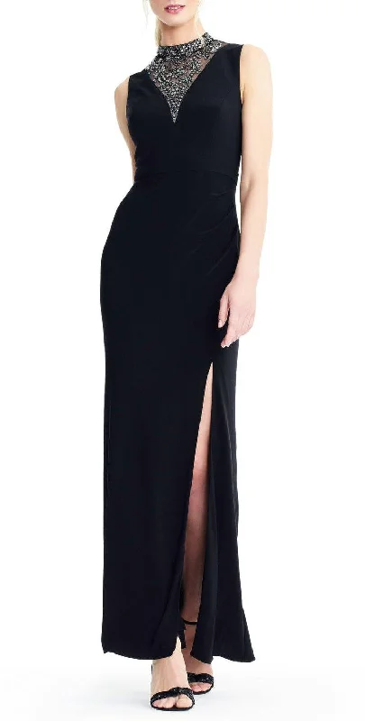 Sheath Wedding Gown Adrianna Papell AP1E204134 Sleeveless Long Formal Dress
