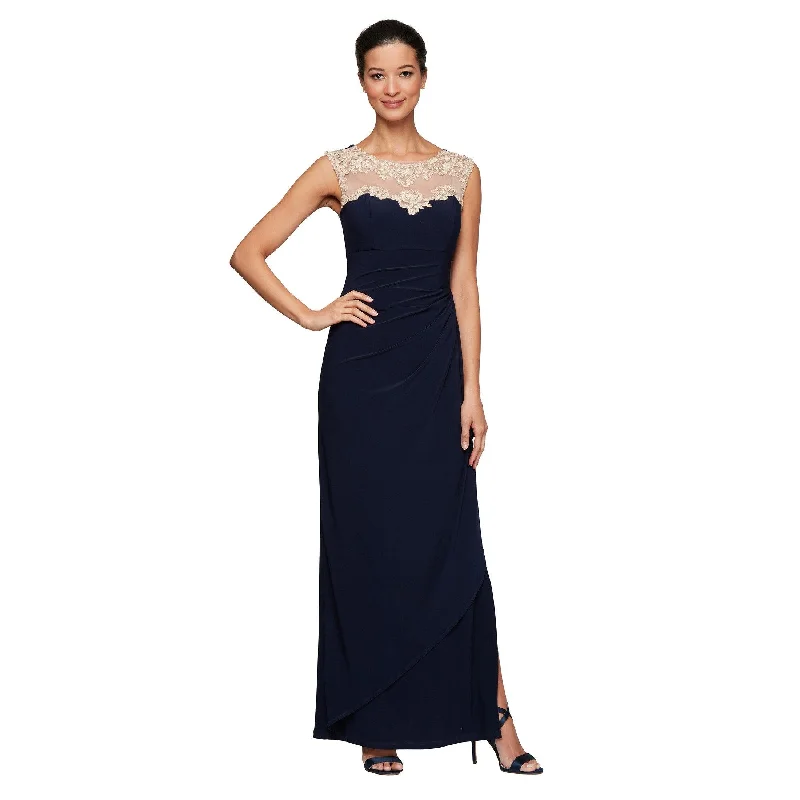 Custom Gown Alex Evenings AE81351473 Long Formal Sleeveless Dress
