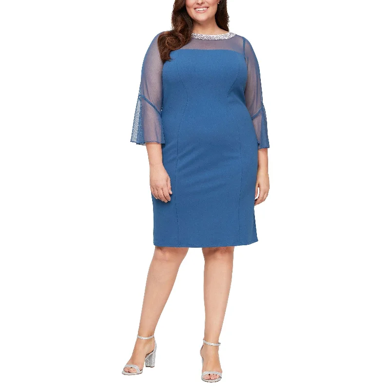 Modern Gown Alex Evenings AE460146 Plus Size Short Dress