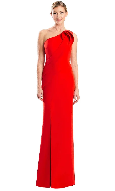 Floor-Length Dress Alexander by Daymor 1788S23 - One-Shoulder Sleeveless Dress