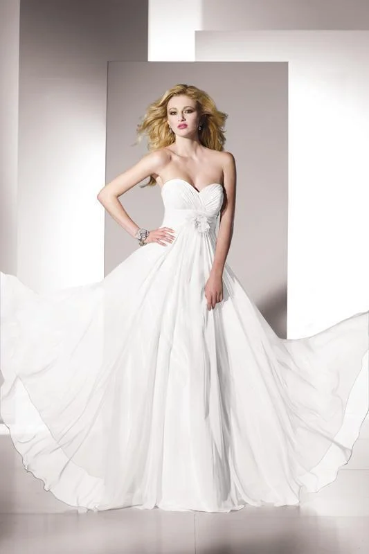 Sparkle Ball Gown Alyce Paris B'Dazzle Ruched Chiffon Dress 35418