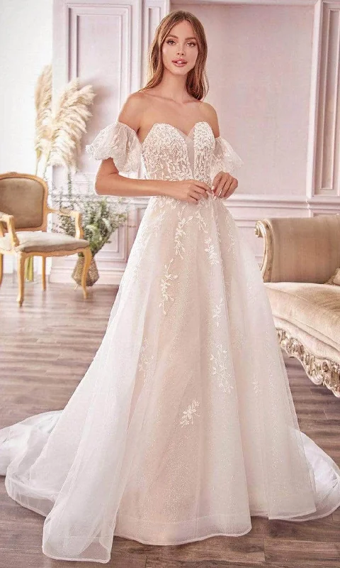 Ethereal Dress Andrea and Leo A1014 - Sweetheart Embroidered Bridal Gown