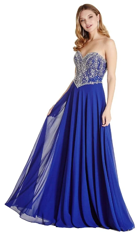 Boho Gown Aspeed Design - Bedazzled Sweetheart Prom Dress
