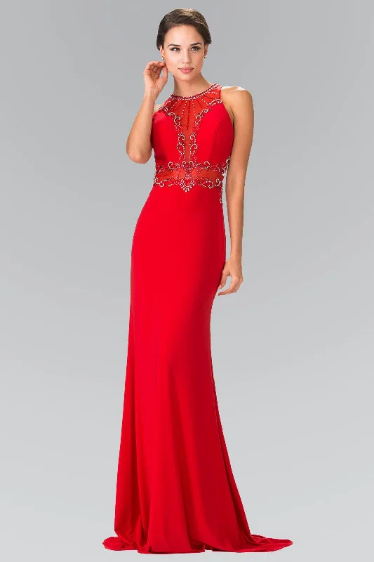 Modern Gown Long Formal Fitted Prom Dress Evening Gown