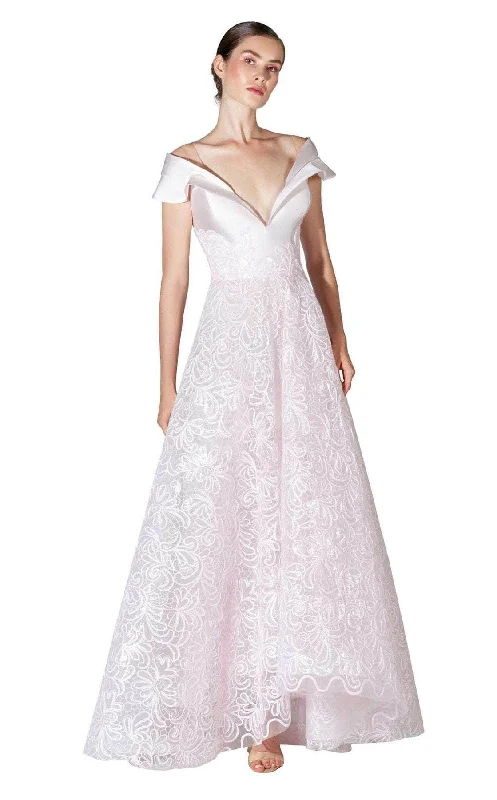 Timeless Dress BESIDE BC1433 - Pleated Deep V-Neck Evening Dress