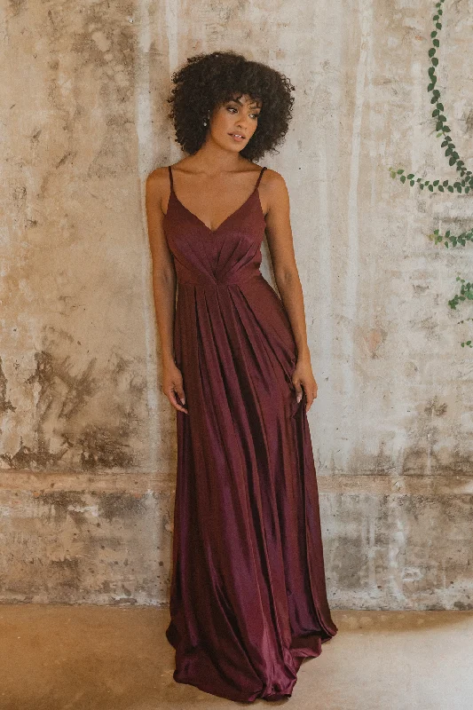 Scalloped Edge Dress Bridesmaids Dress #Yulara