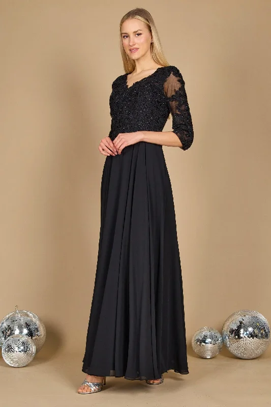 Timeless Lace Dress Dylan & Davids Long Formal Mother of the Bride Dress