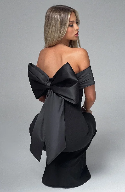 Custom Gown Joanna Maxi Dress - Black
