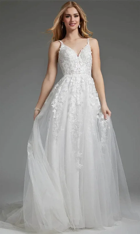 Glamorous Dress Jovani JB07311 - Corset Beaded Bridal Gown