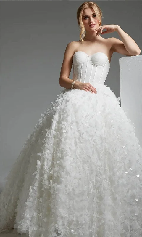 Sparkle Ball Gown Jovani JB26295 - Paillette A-Line Bridal Gown