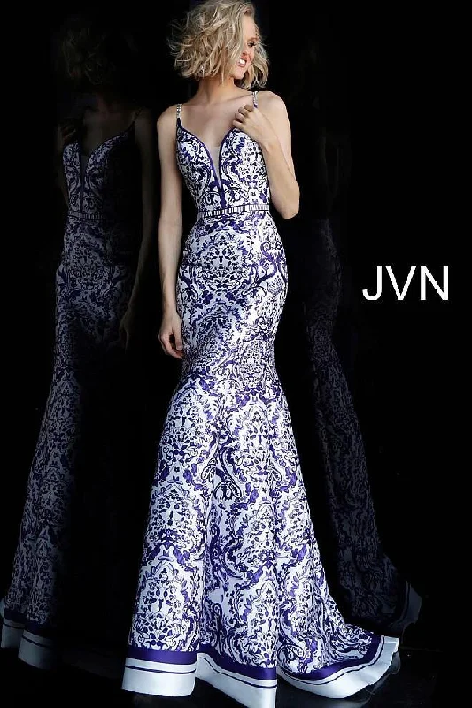 Off-White Dress Jovani 65906 Long Prom Dress