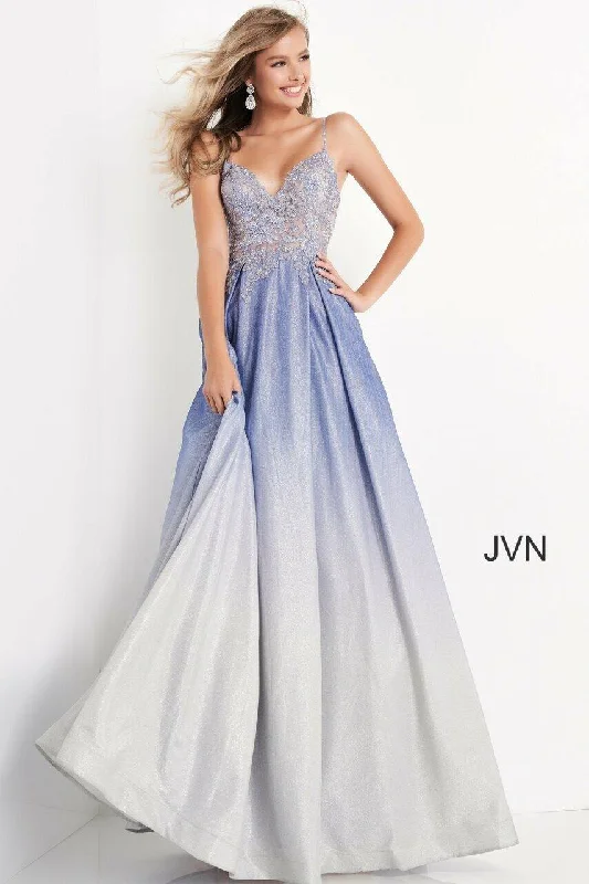 Strapless Dress Jovani 04565 Prom Long Spaghetti Strap Ball Gown