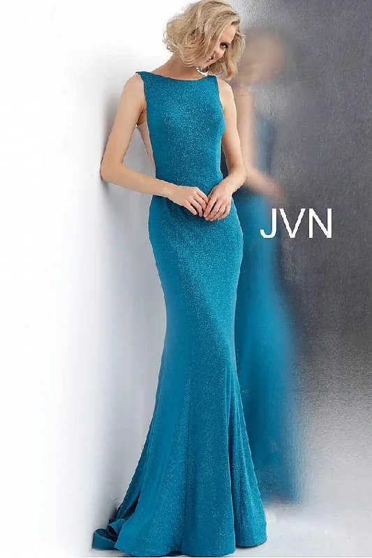 Minimalist Crepe Dress Jovani 67094 Prom Long Formal Dress