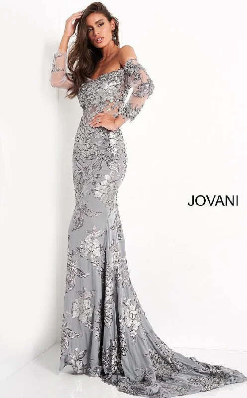Romantic Lace Dress Jovani 04333 Long Formal Mother of the Bride Dress