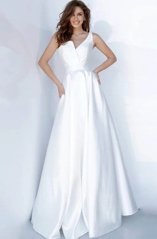 Designer Gown JVN by Jovani JVN3930SC - Sleeveless A-line Prom Gown