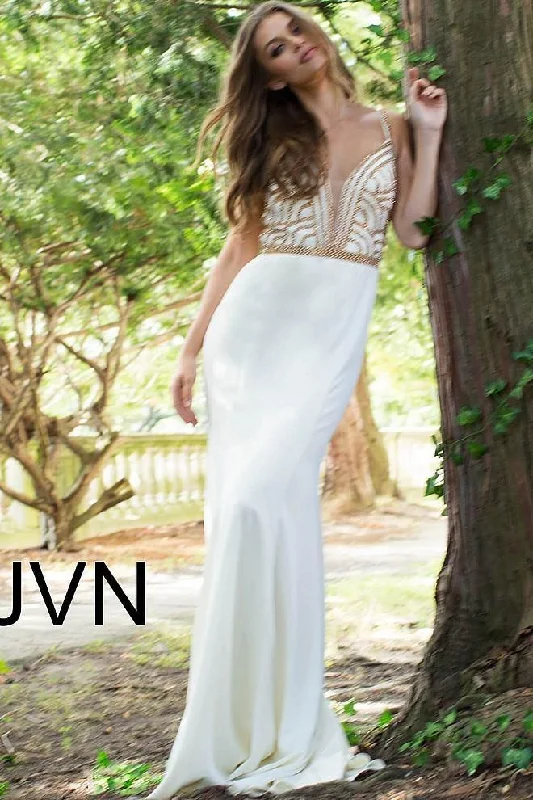 Tulle Gown Jovani 60606 Long Bridal Dress