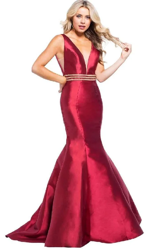 Empire Line Gown Jovani 59891 Long Formal Prom Dress