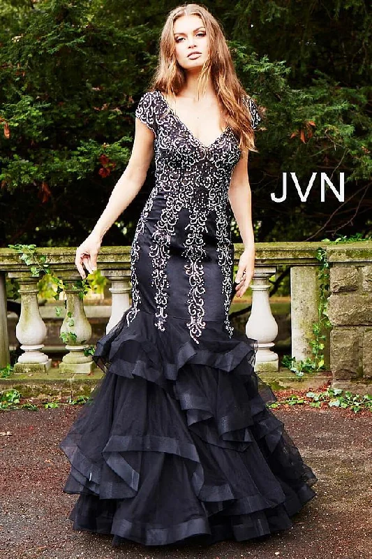 Gold Embroidered Dress Jovani 55878 Long Prom Dress