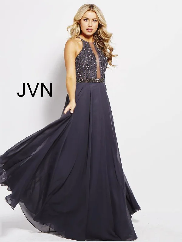 Puffy Sleeve Dress Jovani 59049 Long Prom Dress