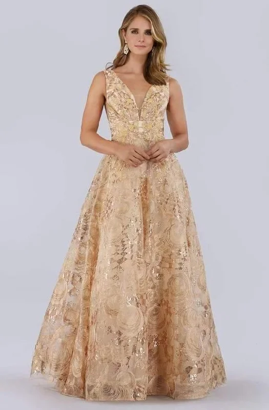 Graceful Wedding Dress Lara Dresses Long Sleeveless Prom Dress 29748
