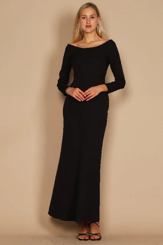 One-Shoulder Gown Laundry by Shelli Segal HU07D51 Long Fitted Formal Dress