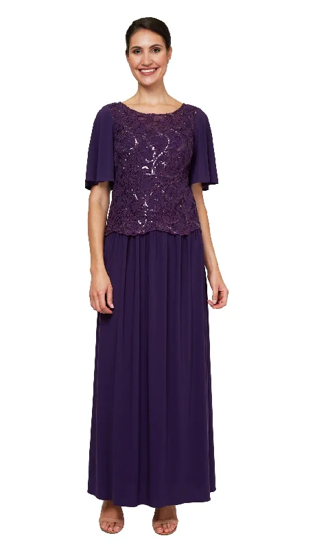Luxury Lace Gown Le Bos Long Plus Size Formal Beaded Dress Sale 29168