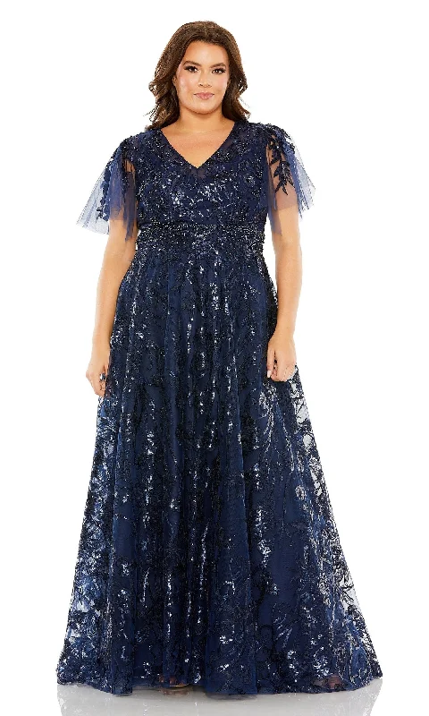 Mac Duggal Long Plus-Size Formal Dress 20469