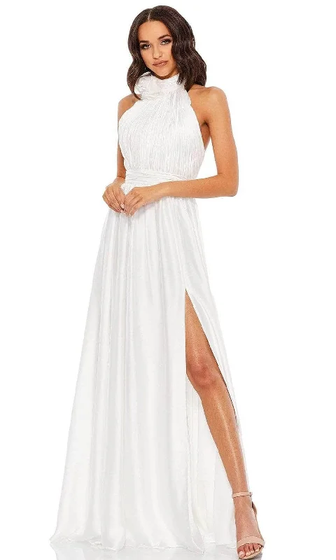Short Wedding Dress Mac Duggal - 49333 High Halter Neck A-Line Gown
