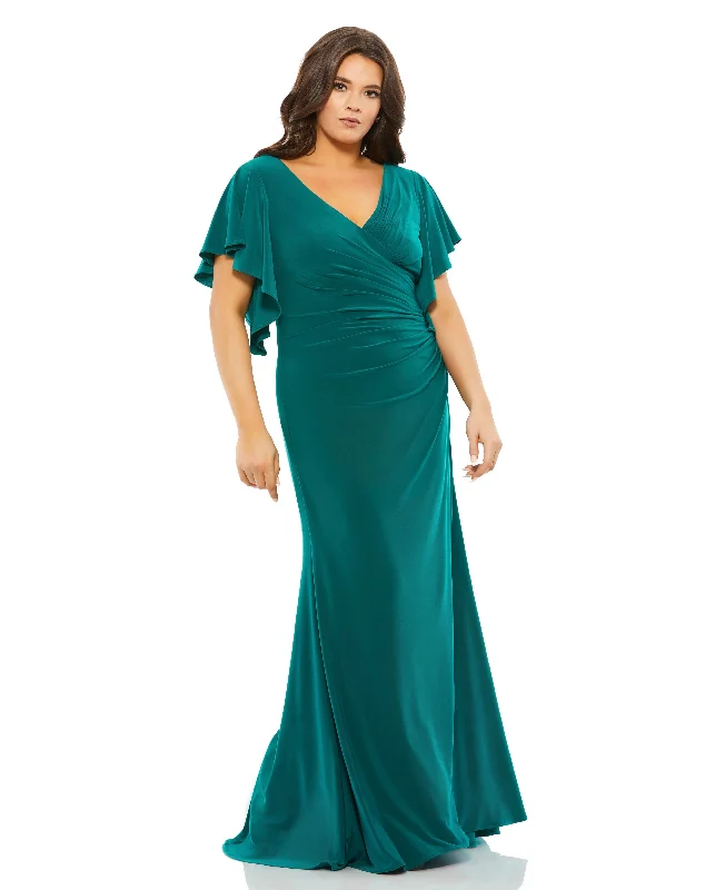 Off-White Dress Mac Duggal 49505 Dress