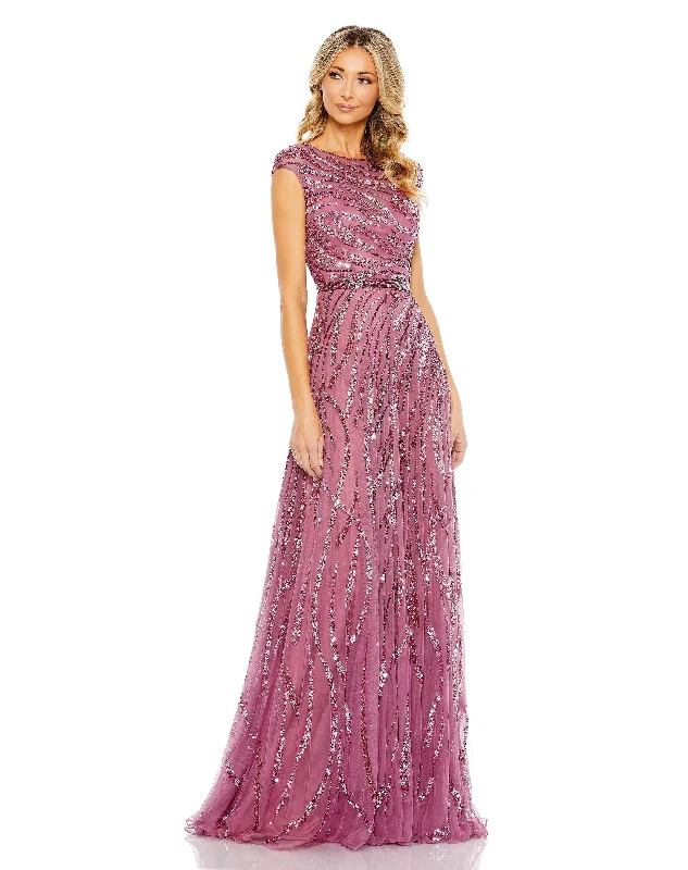 Unique Silhouette Gown Mac Duggal 5445 Dress
