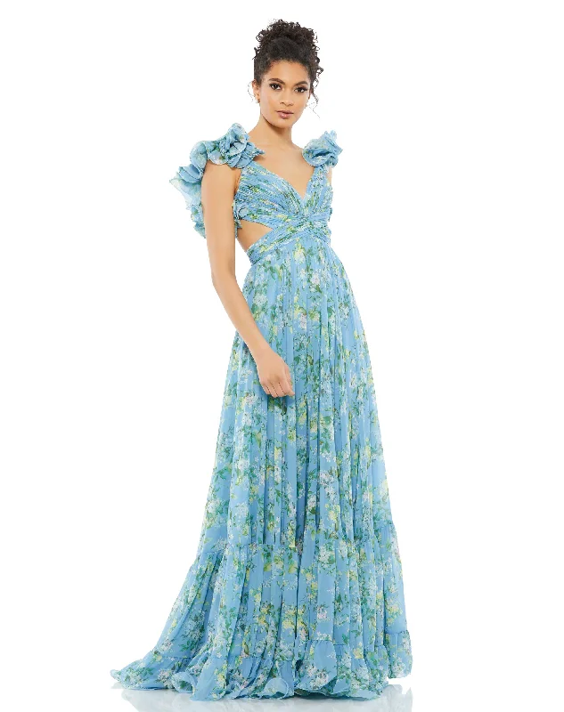 High Neck Dress Mac Duggal 67803 Dress