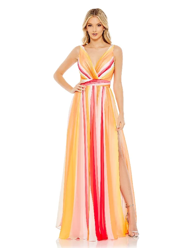 Sheer Sleeve Dress Mac Duggal 68151 Dress