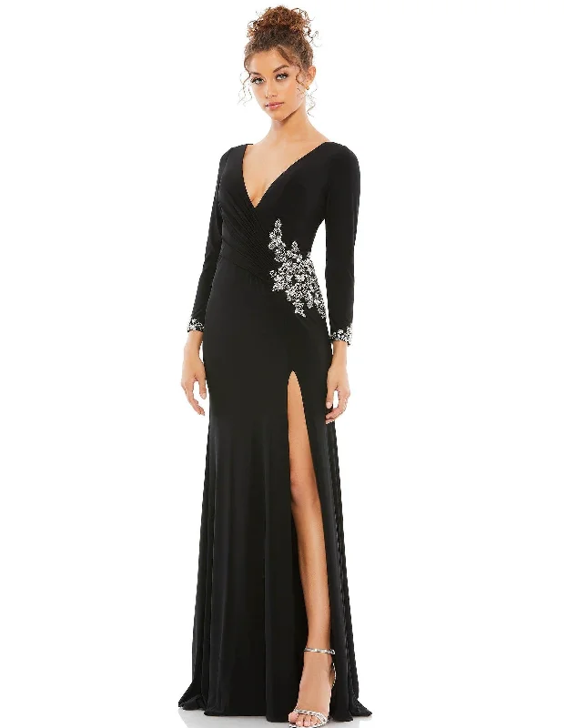 Designer Gown Mac Duggal 41016 Long Sleeveless Formal Evening Gown