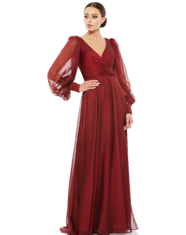 Backless Gown Mac Duggal 67873 Long Mother of the Bride Dress