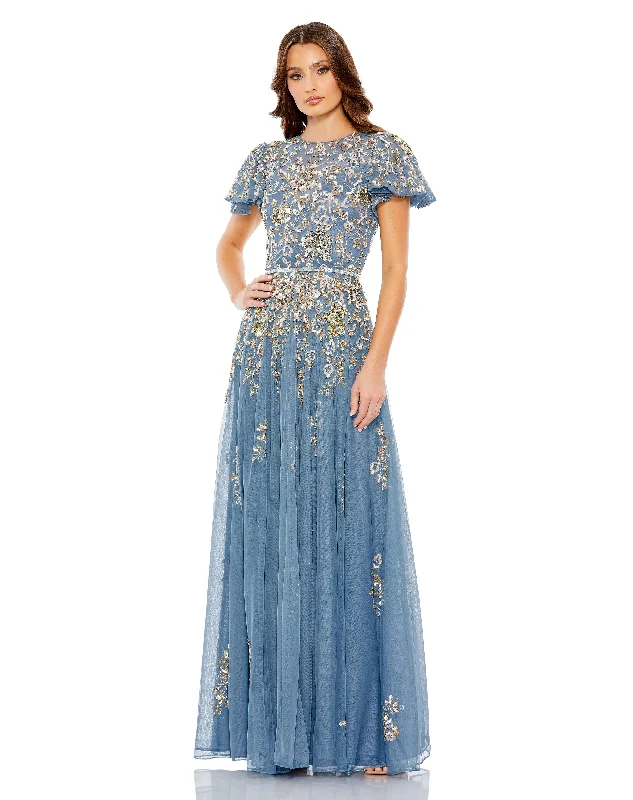 Ethereal Dress Mac Duggal 5717 Long Mother of the Bride Dress