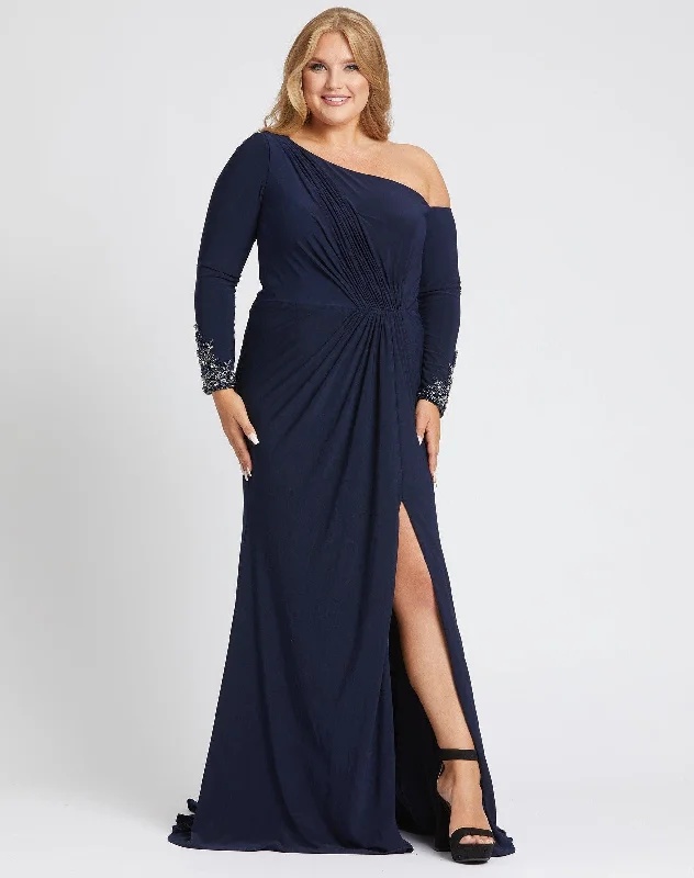 Vintage Gown Mac Duggal 67242 Long Plus Size Formal Dress