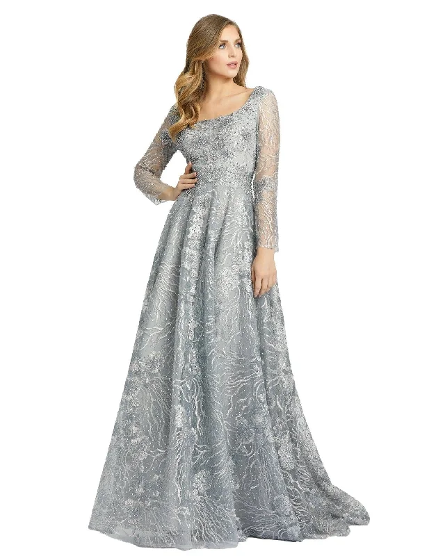 Elegant Dress Mac Duggal 20285 Long Sleeve Formal Lace Gown