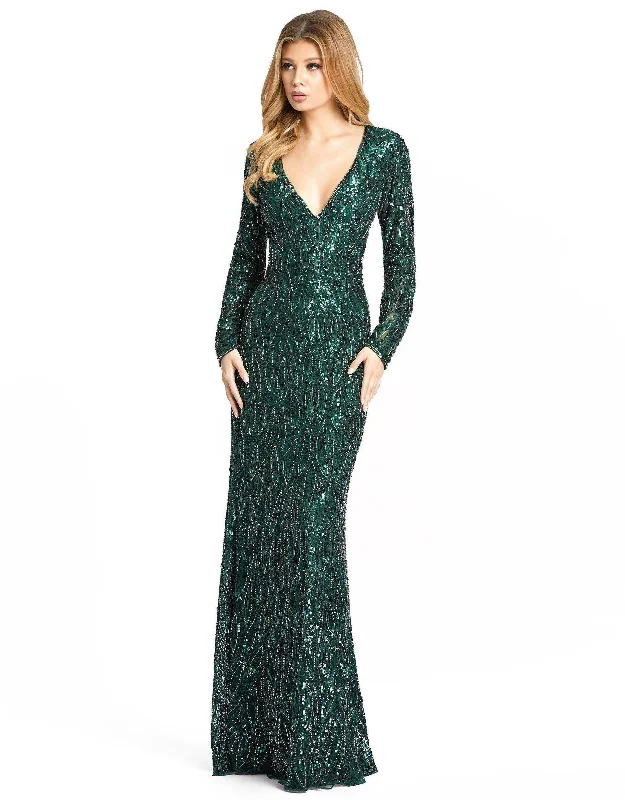 Off-White Dress Mac Duggal 5451 Mother of the Bride Long Dress