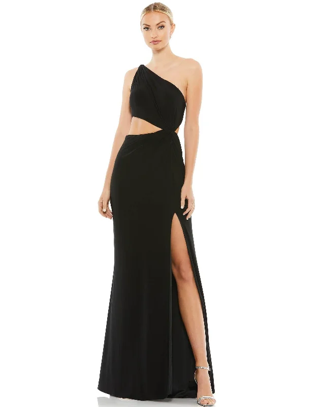 Tulle Ball Gown Mac Duggal 70244 Prom Long One Shoulder Dress