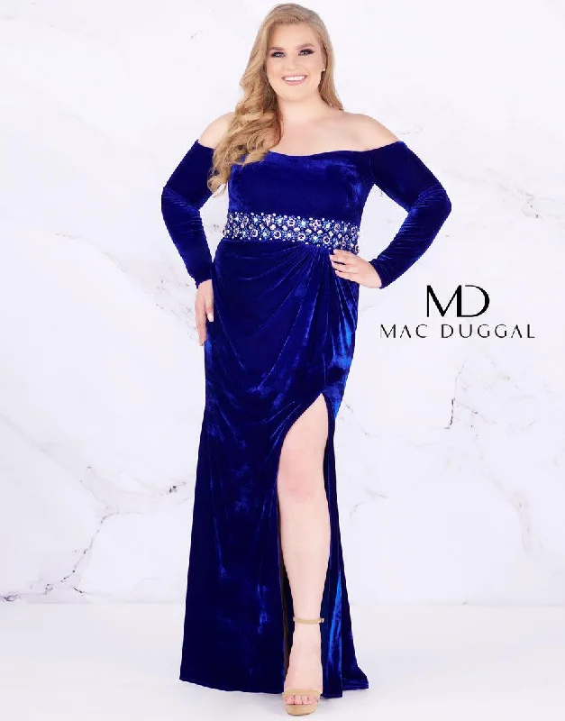 Mac Duggal Prom Long Dress Plus Size