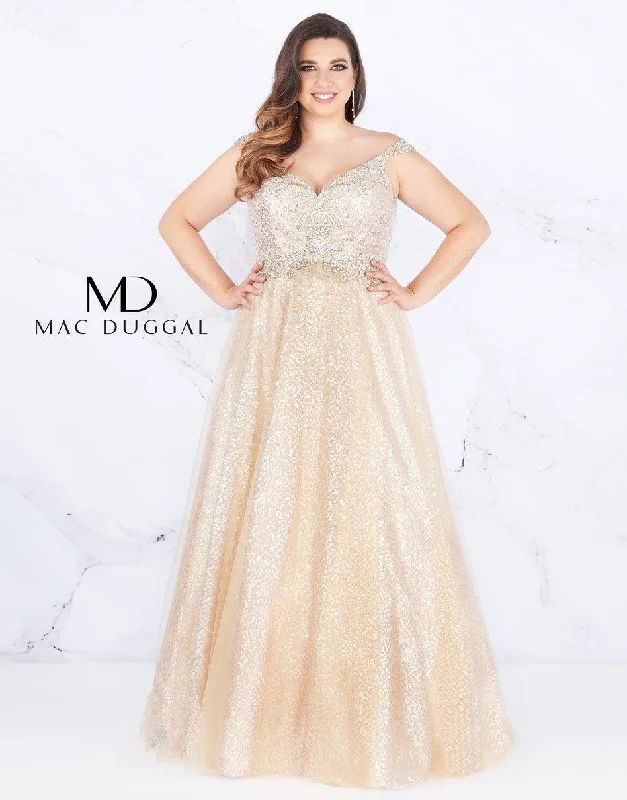 Simple Gown Mac Duggal Prom Long Dress Sale