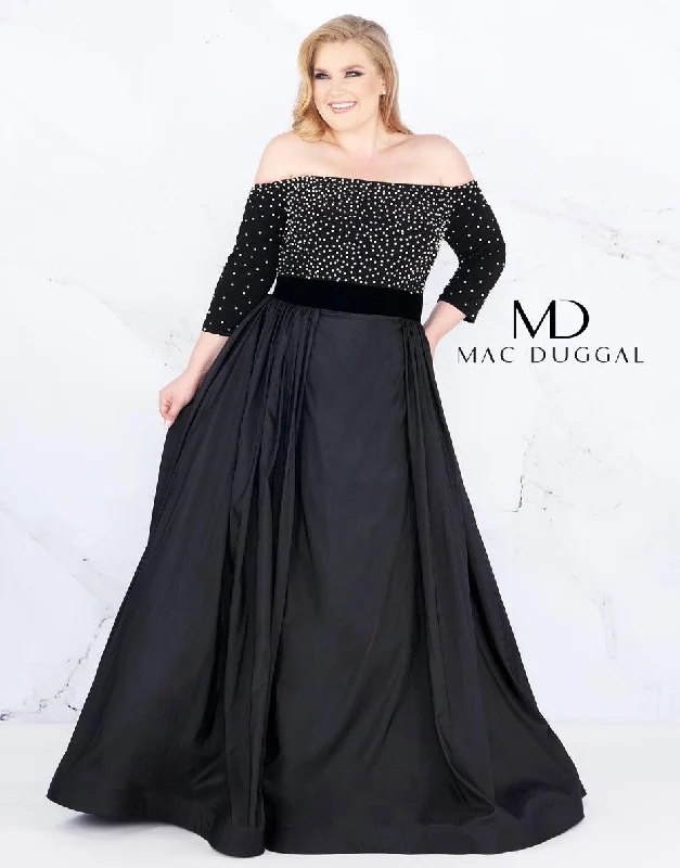 Mac Duggal Prom Plus Size Dress Long Sale