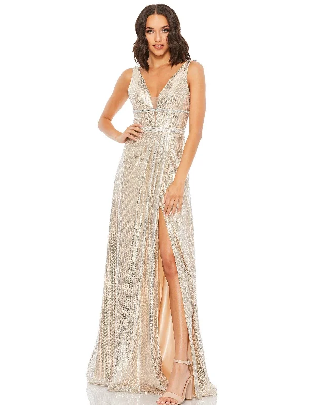 Custom Gown Mac Duggal 49012 Prom Sleeveless Long Formal Gown